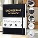Zorblinx Engineering Notebook, Professional Engineering Paper Notebooks for Work 8.5