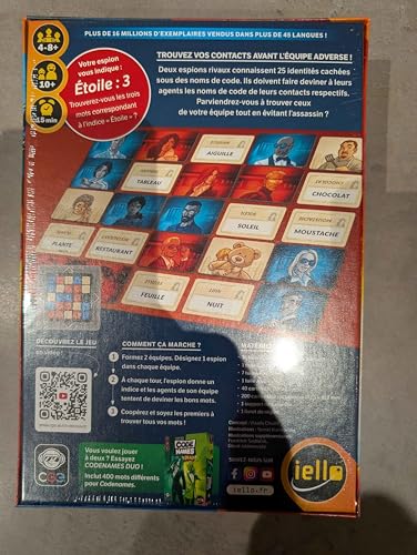 Codenames - Game of Jahres 2016 - Edition 2025 - French Version, Multicolored, 17 cm x 24 cm x 0.1 cm - Image 4