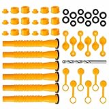 Vitnature 49 Pcs Gas Can Nozzle Replacement, Gas Can Spouts for Gasoline 5 Gallon, Old Style Gas Can