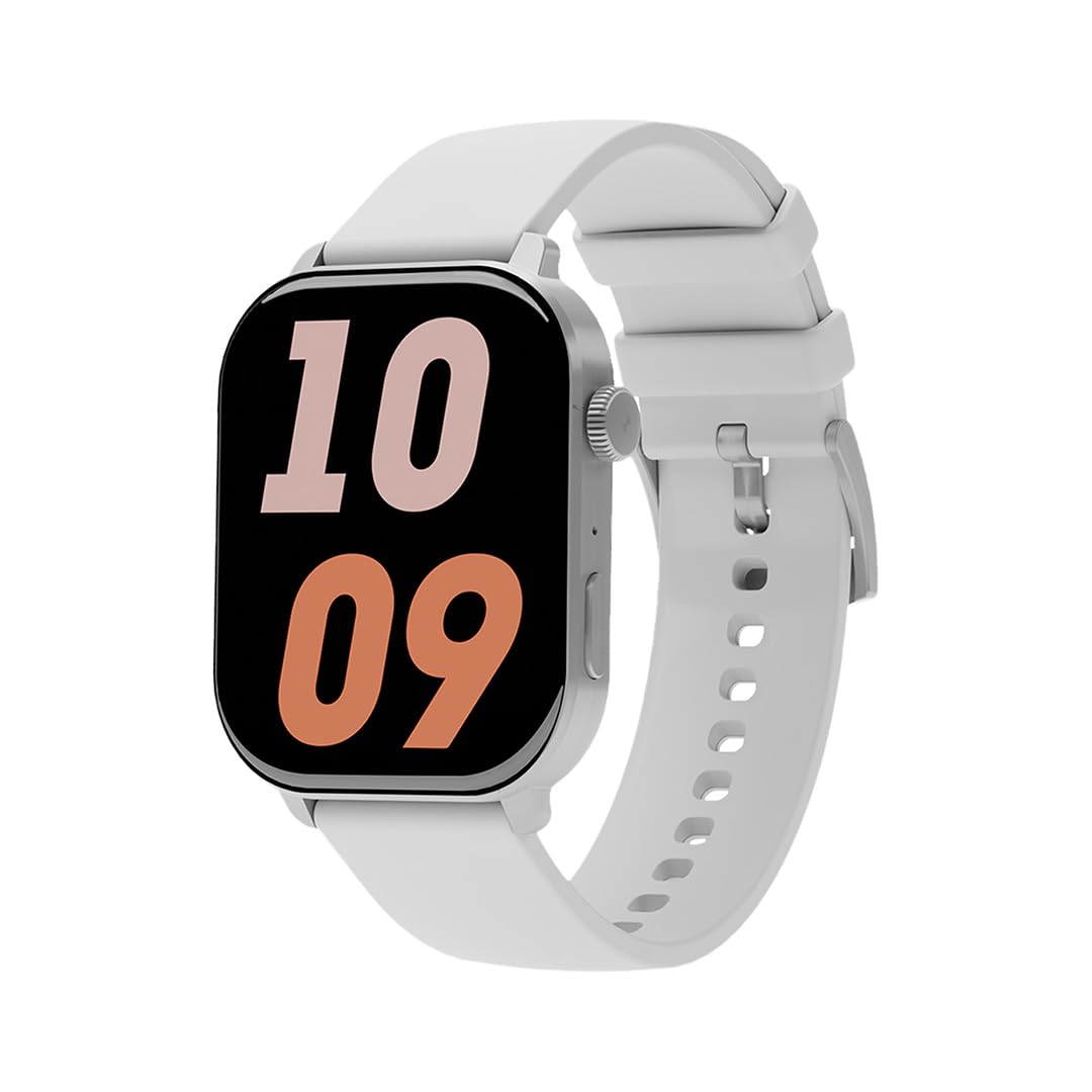 Hiwatch Talk 2 Amoled Ekran Silikon Kayışlı Akıllı Saat Gri (Kırmızı Kayış Hediyeli)