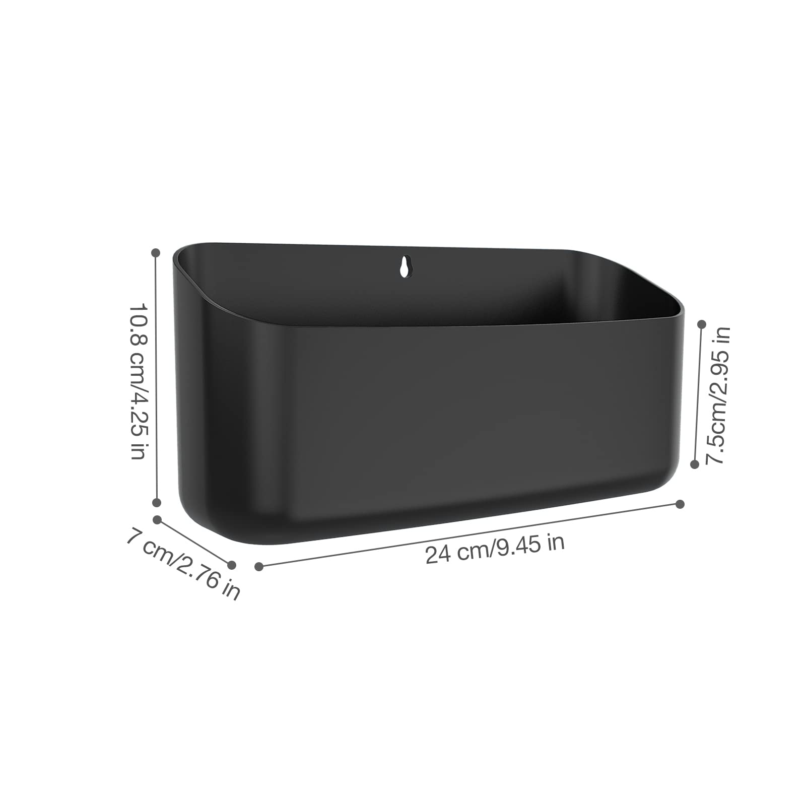 MoKo Magnetic Dry Erase Marker Holder, Widen Magnetic Marker Pen Storage for School Supplies, Whiteboard, Refrigerator, Locker, Laundry Storage Basket Lint Holder Bin for Dryer, Washing Machine, Black