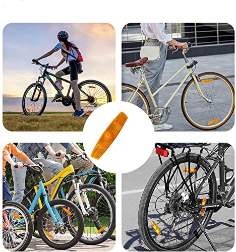 CHUANGOU 12 pièces réflecteurs de Rayons vélo , Feuille réfléchissante pour vélo , Rayons de sécurité pour vélo , pour la sécurité du vélo de Route en VTT.Catadioptres - Image 6