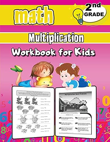 2nd Grade Math Multiplication Workbook for Kids: Grade 2 ...