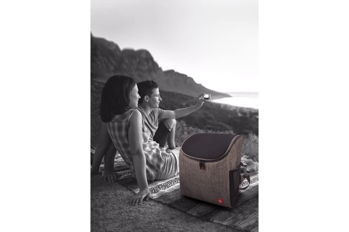 Bolsa Nevera Mochila 20 L. Gris Jaspeada