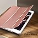 MoKo Case Fit iPad Mini 5 2019 (5th Generation 7.9-inch) iPad Mini 4, Slim Smart Shell Stand Folio Protective Cover with Soft TPU Translucent Frosted Back, Auto Wake/Sleep - Rose Gold