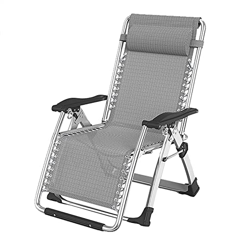 Chaise longue inclinable surdimensionnée avec coussin pour extérieur - 2
