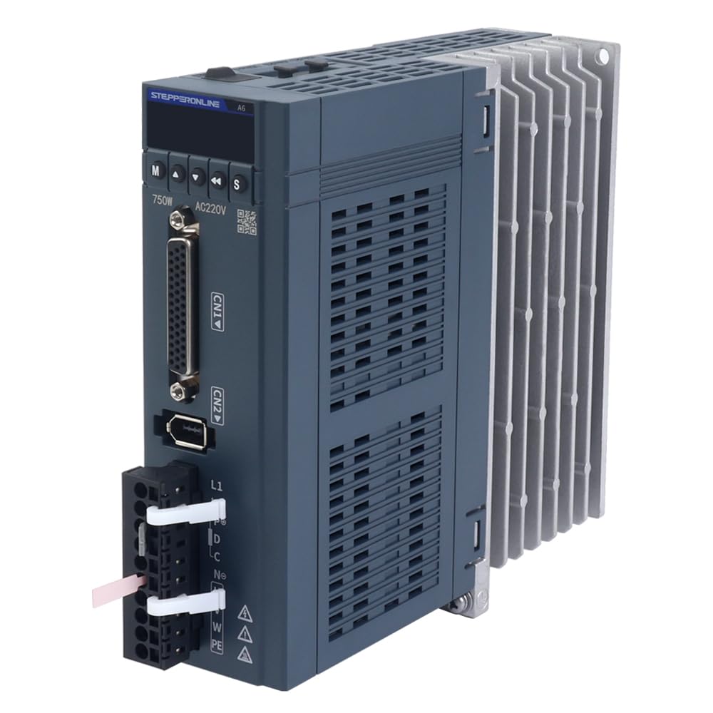 Kit servomotore da 750 W AC, RS485, 2,39 Nm, 17 bit, trasmettitore di valore assoluto IP67 | STEPPERONLINE, Serie A6, 750 W impulso/RS485/driver servomotore analogico AC, cavi da 3,0 m, 3000 giri/min