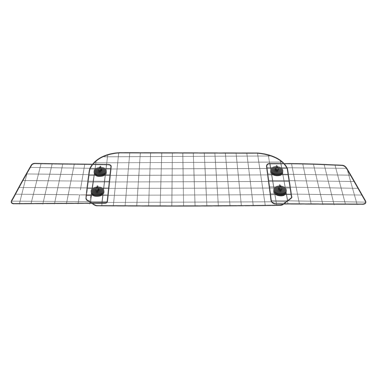 VEVOR Barrière de Voiture pour Chien Réglable 90-153,9 cm, Grille Pare-Chien en Treillis Métallique Robuste pour Siège Arrière, Universel pour Animaux de Compagnie, SUV, Berline, Camions et Véhicules