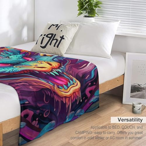 Couverture flanelle polaire douce chaude lavable machine 140x180