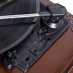 Bluetooth Belt-Drive Record Retro Player Turntable Library Vintage Phonographe Gramophone avec klaxon en cuivre Caisson… - Les Beatles, Paul McCartney, John Lennon, RIngo Starr, George Harrison Bluetooth Belt-Drive Record Retro Player Turntable Library Vintage Phonographe Gramophone avec klaxon en cuivre Caisson… – Image 6