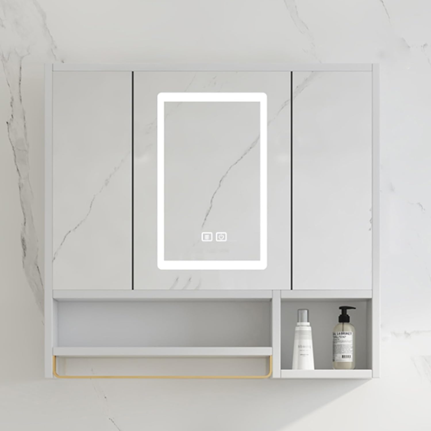 BKSXSOP Smart mirror cabinet,lighted Medicine Cabinet With Defogger,lighted Mirror,smart Mirror Light Defogger, Beauty Storage