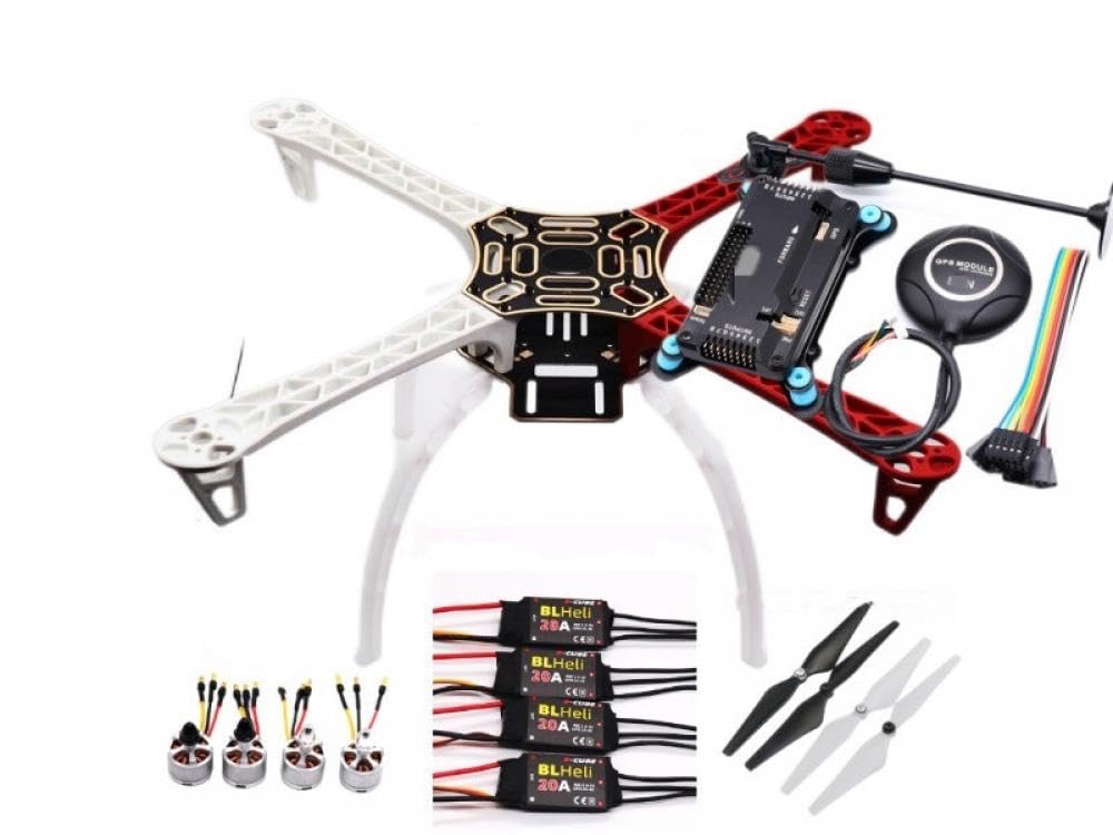 Controller di volo APM2.8 con bussola integrata M8N GPS Supporto GPS e ammortizzatore per compatibile RC Quadcopter Multicopter(DRONE F450 PACKAGE B)