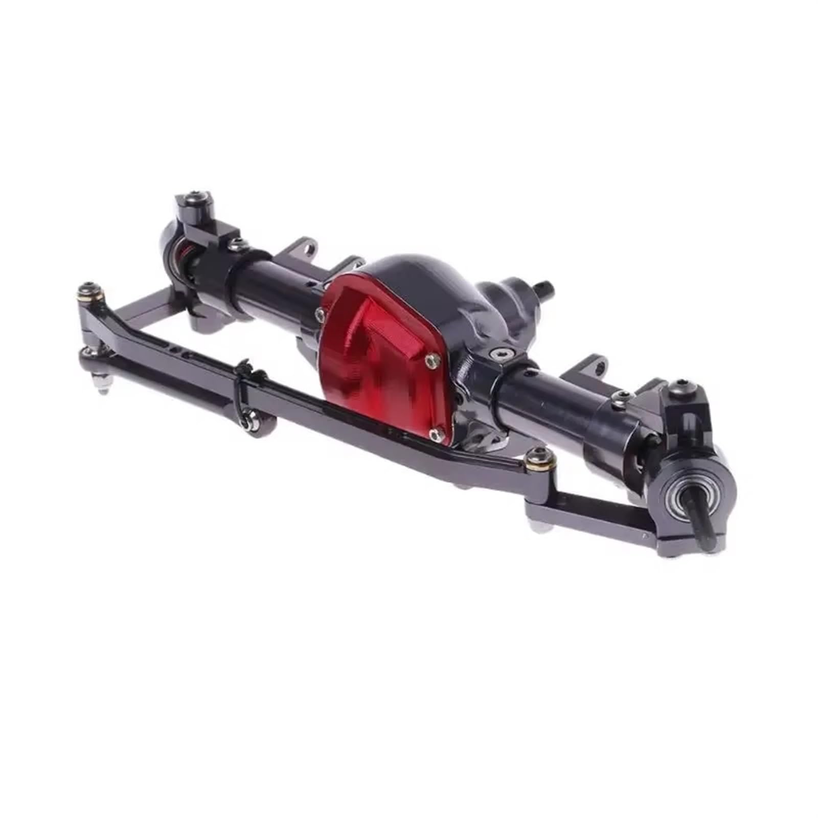 Eje Trasero de Coche RC para Axial SCX10 Eje Trasero Delantero De Metal CNC 1:10 RC para Accesorios Actualización Coche para Rock Crawler(Front Axle)
