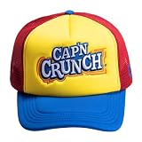 Odd Sox - Cap’n Crunch Trucker Hat - Mesh Baseball Cap One Size for Men & Women - Adjustable Snapback - Official Cereal Apparel - Fun Gift for Food Fans & Collectors