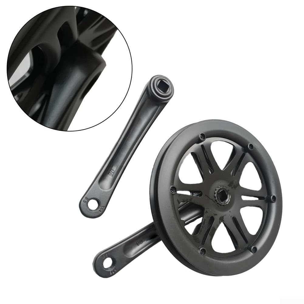 Para bicicleta plegable bielas 48T 170mm plato individual con diseño protector protector