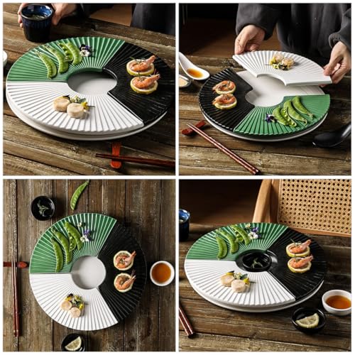 Plato Japonés Cerámico para Sushi de 11 pulgadas miniatura 4