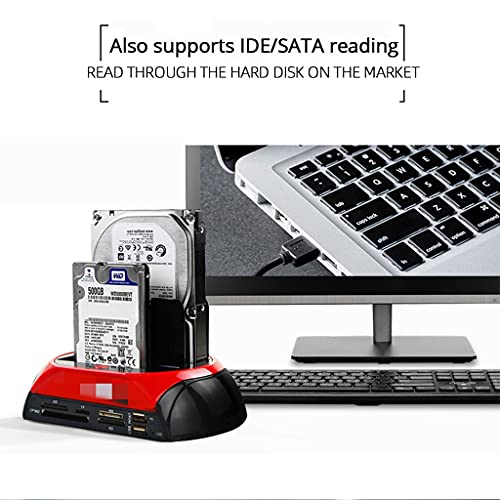Docking Station IDE para disco duro 2.5/3.5 USB 2.0 miniatura 2