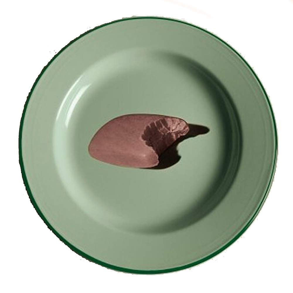 Seletti Piatto in Metallo Smaltato Toiletpaper Ø Cm.26 - Saponetta