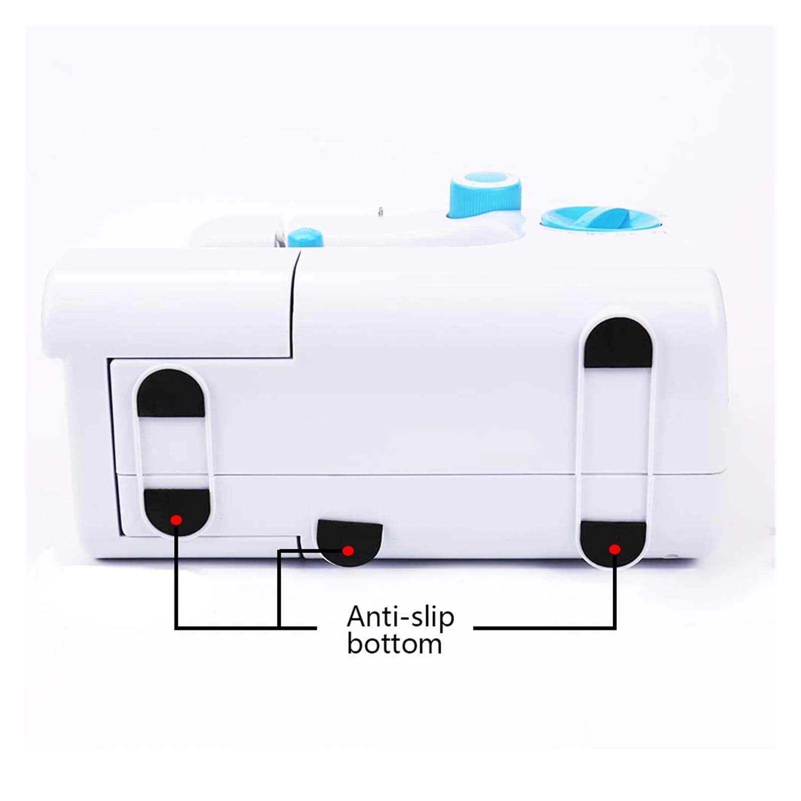 Stopka Do Maszyny Szycia Mini Instrukcja Przenośny Asystent Domowy 19 Ściegów Lampka Nocna LED Wielofunkcyjny Pedał Dwunitkowy Elektryczny Mocna Cicha Stabilna(A with 11kit)