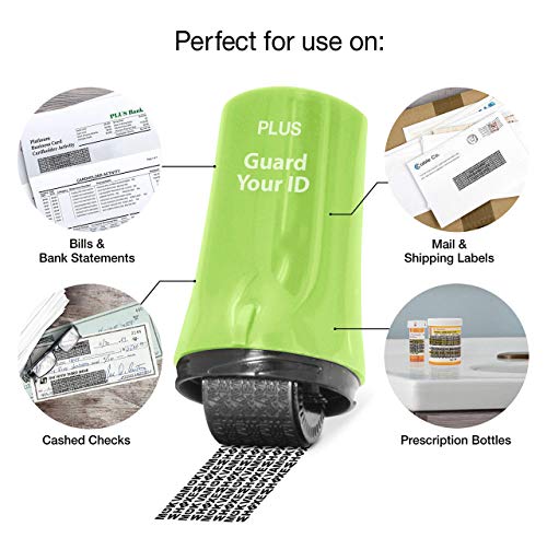 Image of Guard Your ID Advanced Roller Identity Theft Prevention Security Stamp Green (38311)
