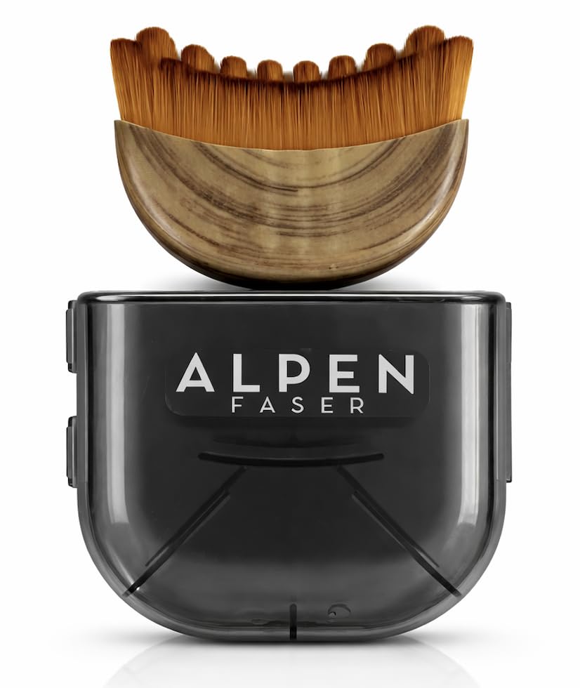 Alpenfaser Gesichtsbürste Lymph Massagebürste Anti-Augenringe Aluvea Face Brush