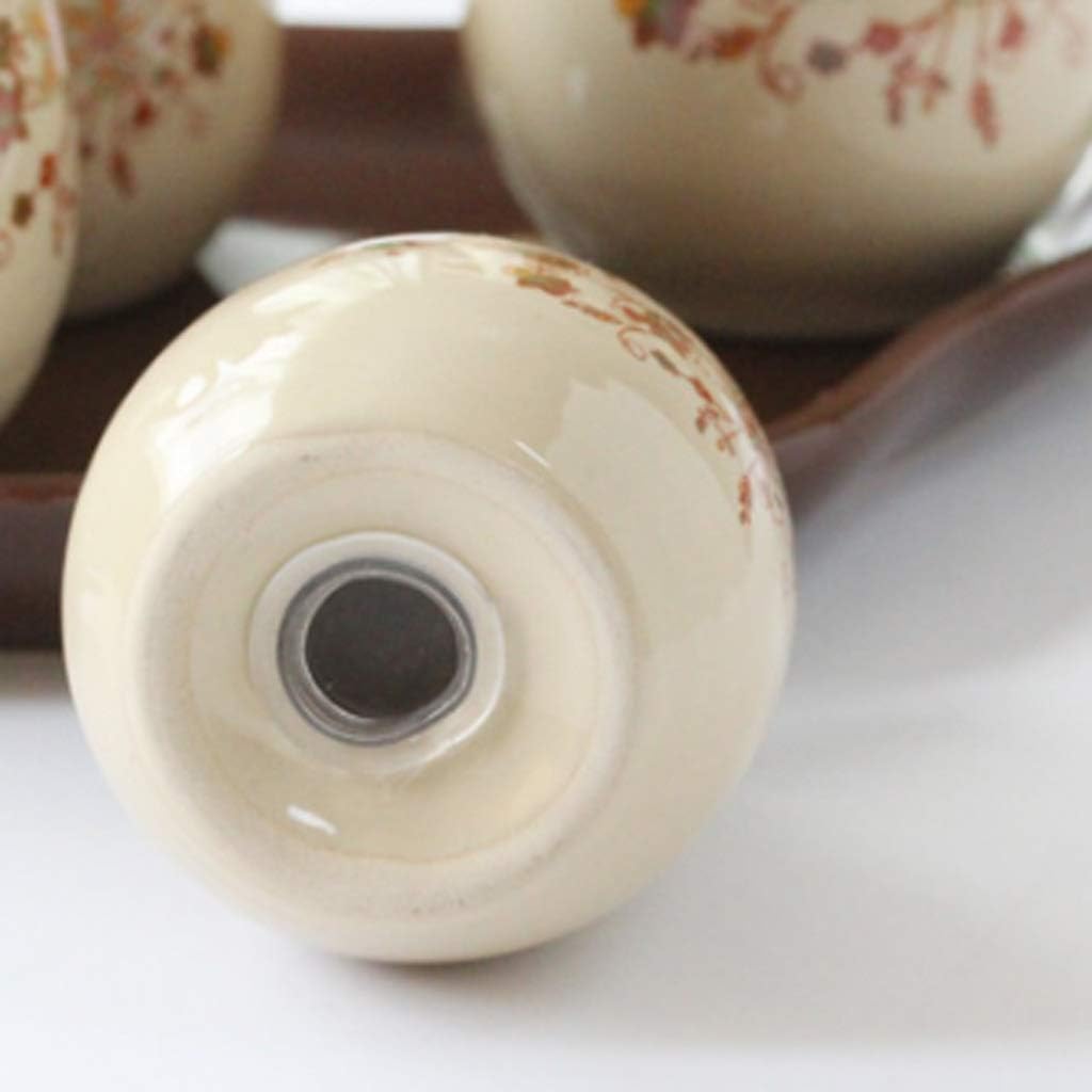Condiment Jar Ceramic Seasoning Box Salt Shaker Pepper Shaker Seasoning Container Container Seasoning with Lid and Jars