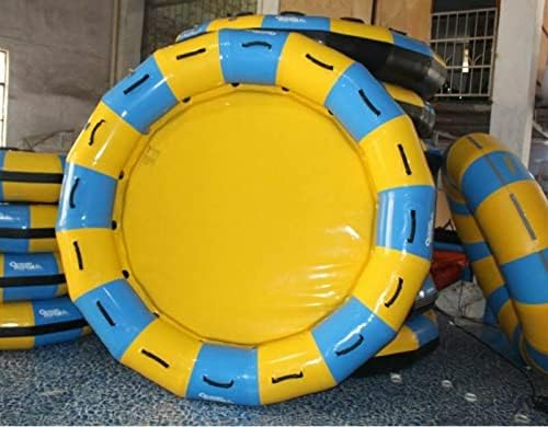 Inflatable 0.9mm PVC 6 Person 13ft Towable White Water Lazy River Raft with Pump