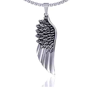 BTS wings ネックレス Amazon.com: Xusamss Hip Hop Titanium Steel Angel Wing