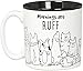 Burton and Burton Mornings are Ruff Ceramic Coffee Mug, 13 Ounce