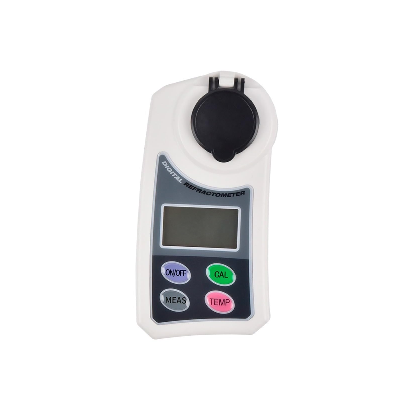 Brix Refraktometer, Digitales Brix-Refraktometer Flagfront Brix-Messgerät Refraktometer Automatische Temperaturkompensation Brix-Refraktometer 0,0-55 % Brix-Zuckertester 0,2 Brix-Genauigkeit for Weinh