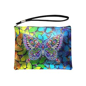 Scre DIY schilderij handtas met ketting diamant kunst lederen portemonnee portemonnee diamant doe-het-zelf schilderij…