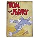 Kustom Art Set a Calamita (magnete) Serie Personaggi Fumetti Tom & Jerry Stile Vintage per Frigorifero/Garage/Bar da Collezione Stampa su Legno 10x6cm.