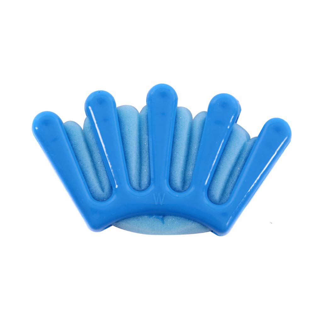 Xiton 1PC Schwamm-Haar-Flechtmaschine - Multifunktionshaar Flecht Werkzeug - Französisch Twist Plait Haar Braider - Palm Shaped DIY Hair Styling-Zubehör (Blau)
