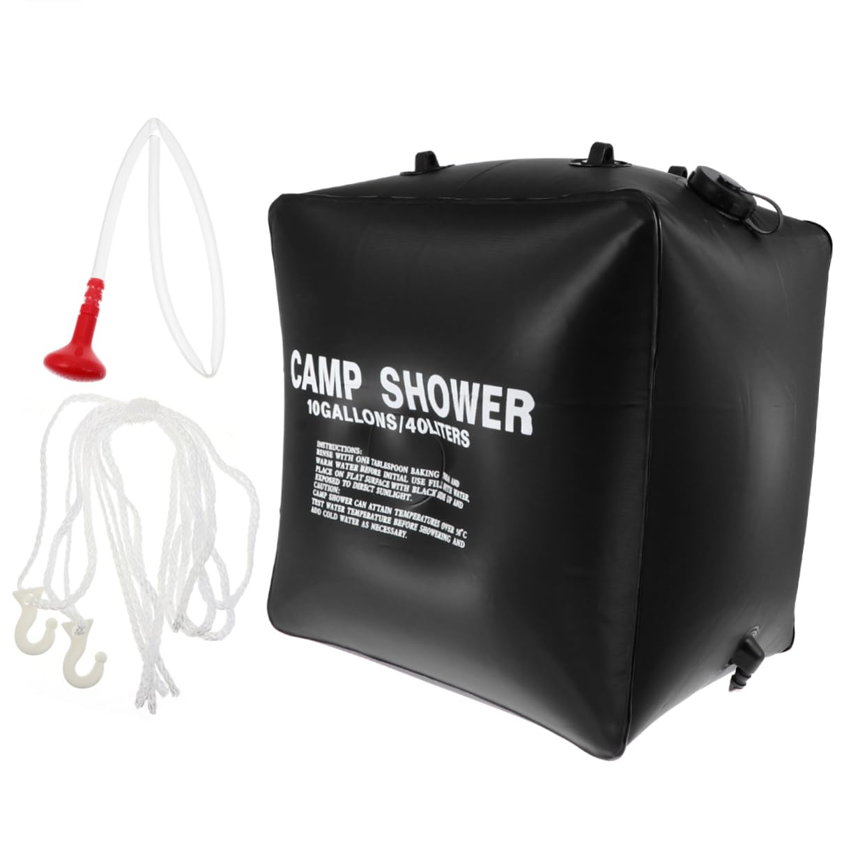 balacoo Solar Shower Bag Portable Camping Pouch 40l Solar Water Bag Camping Shower for Outdoor