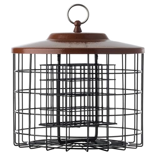 image for More Birds Squirrel-X Double Suet Feeder, Outdoor Wild Bird Feeder, Ca