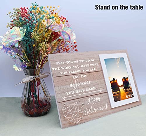 Nzy Happy Retirement Gifts For Women – Picture Frame Gift For Her – Retirement Appreciation Gift - Gift For Mom Boss Co-Workers, Teachers,Nurse,Friends,Wife,Sister - Photo Frame Gift #TOP4