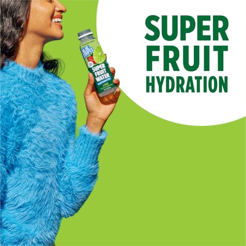 Image of Blue Stripes Lime Superfruit Water - Natural Hydration Drink (10 FL OZ)