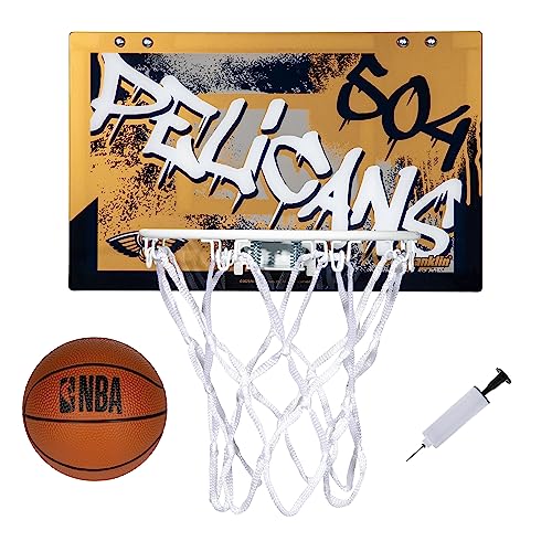 Franklin Sports NBA Over the Door Basketball Hoop - New Orleans Pelicans - image 1