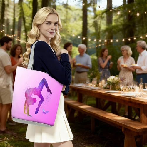 Bolso Tote con Estampado de Gimnasia para Mujer miniatura 5
