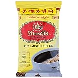 Number One Thai Coffee Mix with Quality Coffee Beans, Great for Hot or Iced Coffee or Chocolate Milk Coffee, Restaurant-favored Traditional Brand from Thailand with Full-bodied Taste (35.3oz)