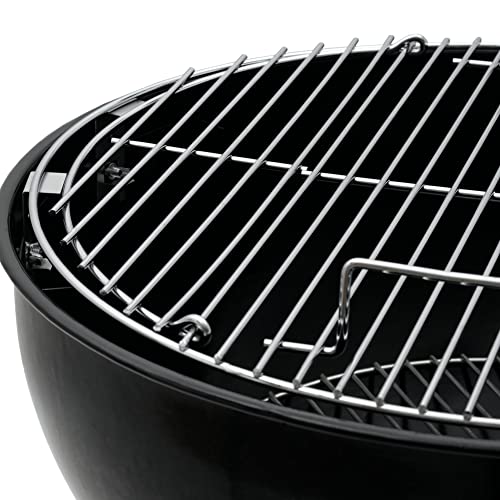 BBQ-Toro Edelstahl Grillrost Erhöhung Set (4 Stück) | Passend für Grillrost und Pizzaring Ø 57 cm | Ideales Grillzubehör für Kugelgrill, Gasgrill, Holzkohlegrill und mehr