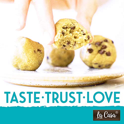 Image of La Casa Milk+Dark Chocolate Chips | Ideal for Baking & Garnishing | 2x100g |