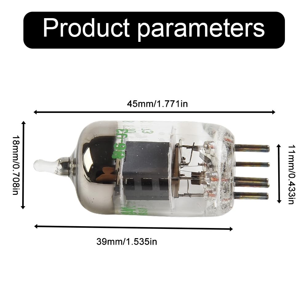 ZYWUOY 2 STÜCKE Matched Pair 7 Pin GE JAN 5654W Vakuumröhren Upgrade für 6AK5/6J1/6GB/01/EF95/6J1P Vakuumröhren