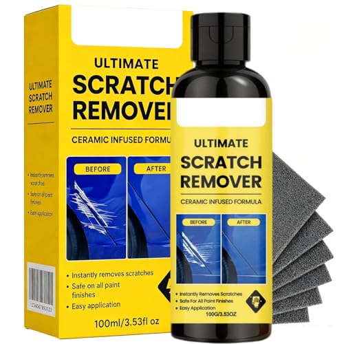 Nanopolix Kratzerentferner, Nano Polix Kratzerentferner, Ultimatives Kratzer Entferner Auto-Beschichtungs für Glanz und Schutz, Schnelle Kratzer- und Wirbelentfernung, Glanzwiederherstellung (1PC)