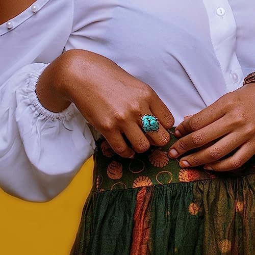 La mejor selección de Anillos de Turquesa del mes. 2 Imagen adicional