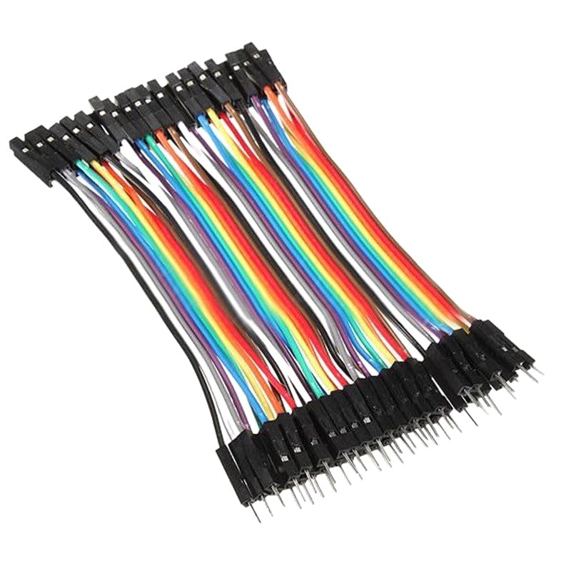 Favorable Electrical Reusable 40pcs 1-pin 10cm 2.54mm Male to Female Breadboard Jumper Wire Cable for Arduino Jump Wire