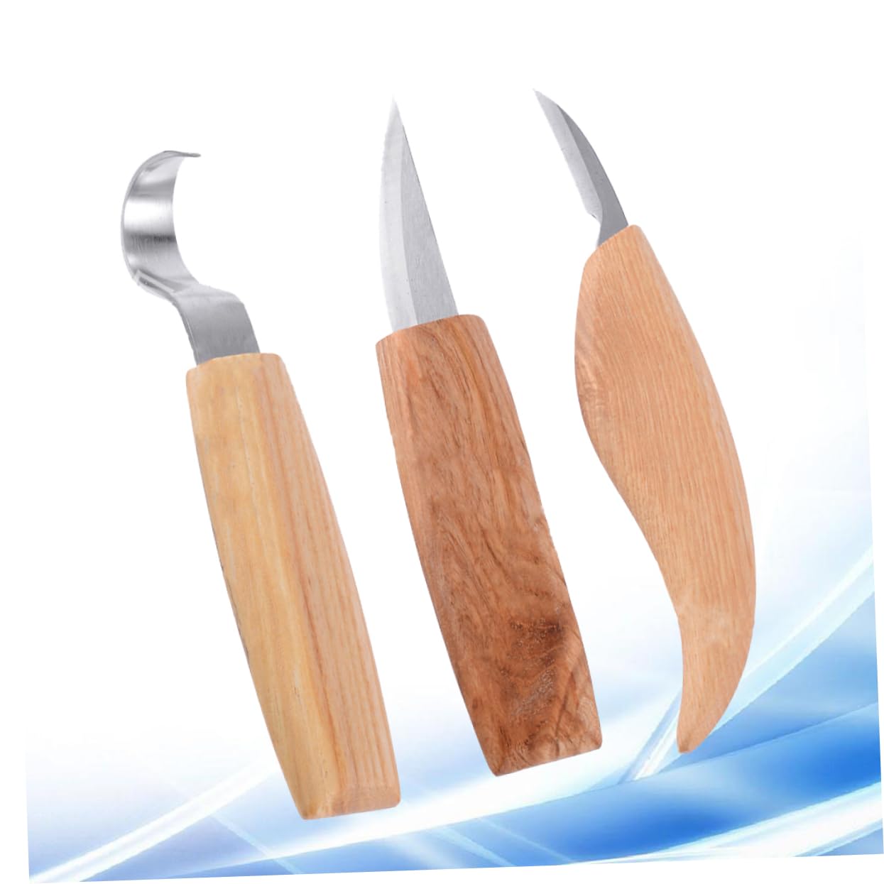 Beatifufu 3 Pcs Set Hand Carving Chisel Carpenter Tool Carving Woodworking Kuksa Carving Woodworking Kit Carving Bowl Carving Kit Whittling Kit Tools Spoon Carving Tools