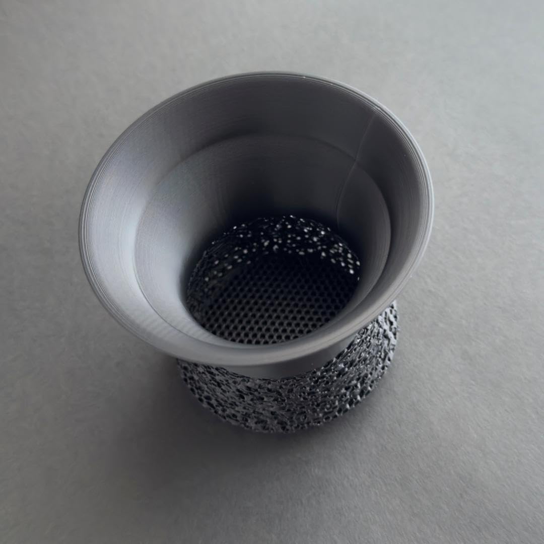 Amazon.co.jp: ジャイロイド構造 3Dプリント鉢 3号相当（φ90mm H75mm