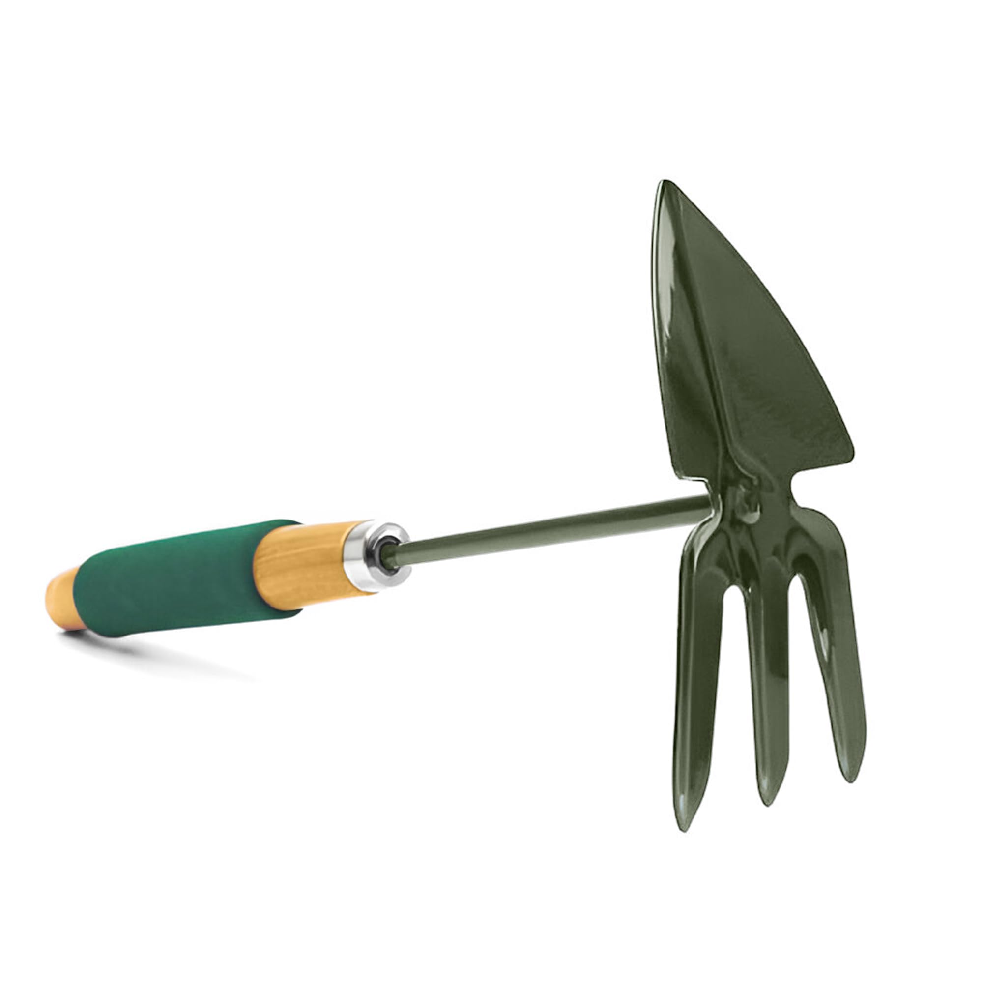 onesto Garden Hand Weeder Tool | Weeding Tool with Steel Head & Wooden Handle | Weed Remover for Patio, Lawn, Garden | Hand Weeder for Instant Weed Removing