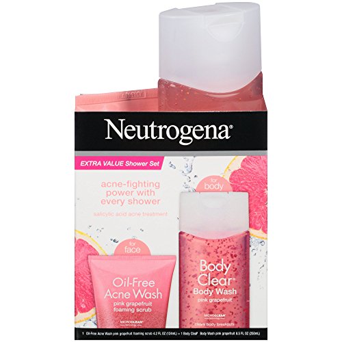 Neutrogena Body Wash and Foam Scrub, Pink Grapefruit